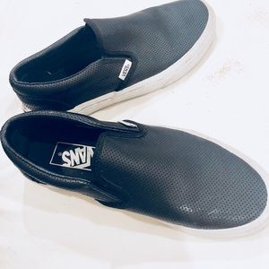Leather slip on women’s Vans